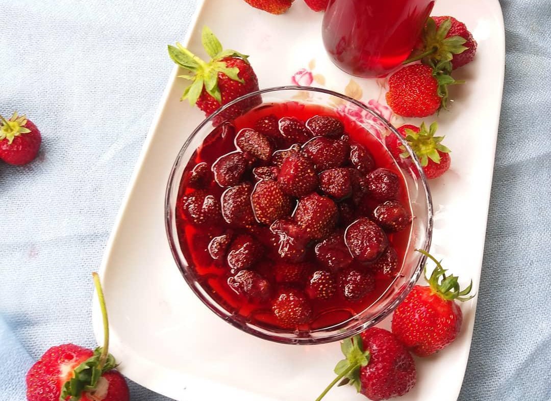 غلیط شدن مربای توت فرنگی - طرز تهیه مربای توت فرنگی خانگی