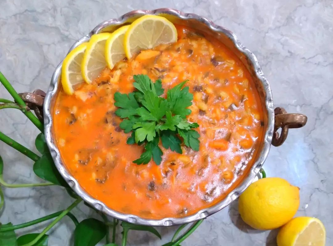 سوپ مجلسی - طرز تهیه سوپ جو پرک