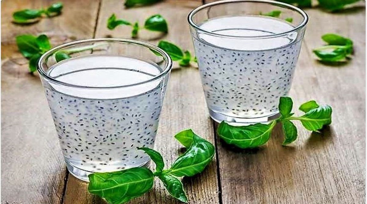 شربت نعناع - ته نشین شدن تخم شربتی