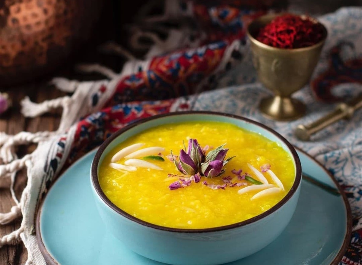 شله زرد مجلسی - طرز تهیه شله زرد نذری