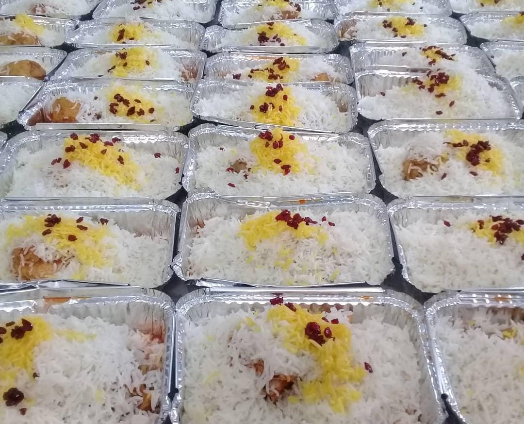 برنج نذری - پخت برنج نذری