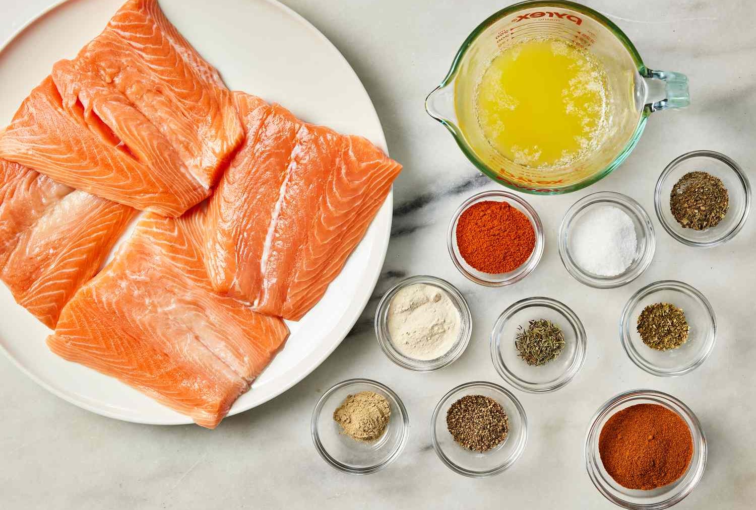 مزه دار کردن ماهی قزل آلا مجلسی