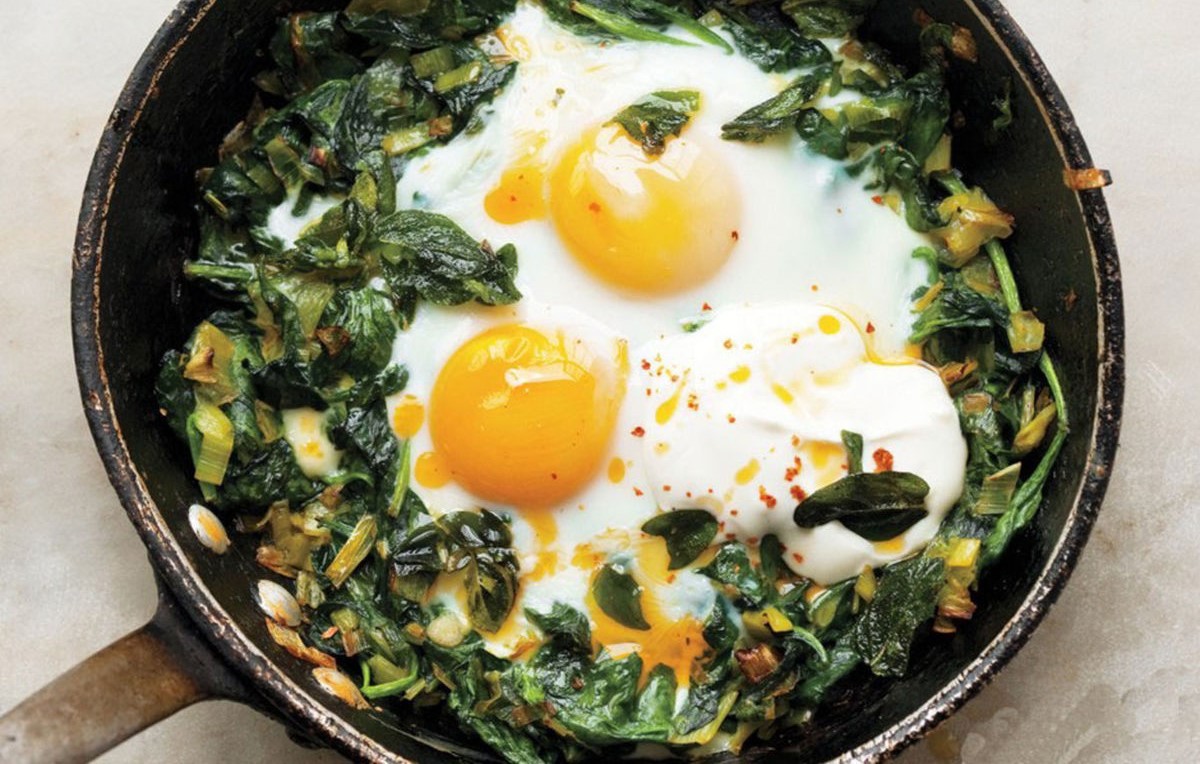 املت اسفناج - بهترین صبحانه برای لاغری