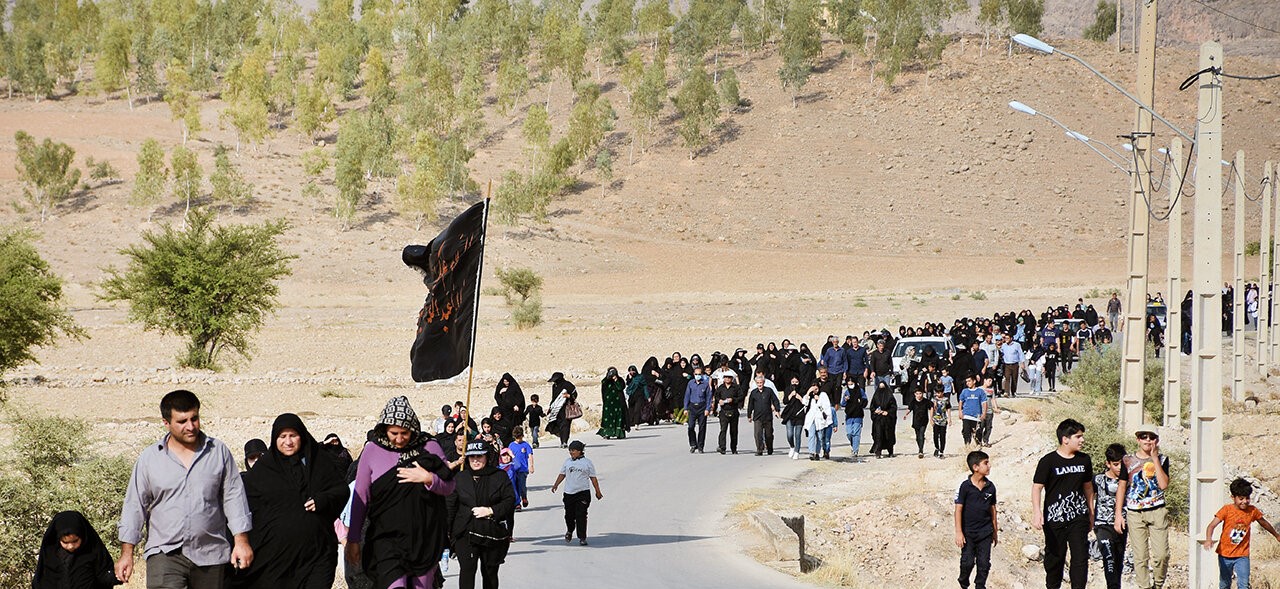 ازبعین - گرمازدگی در پیاده روی اربعین