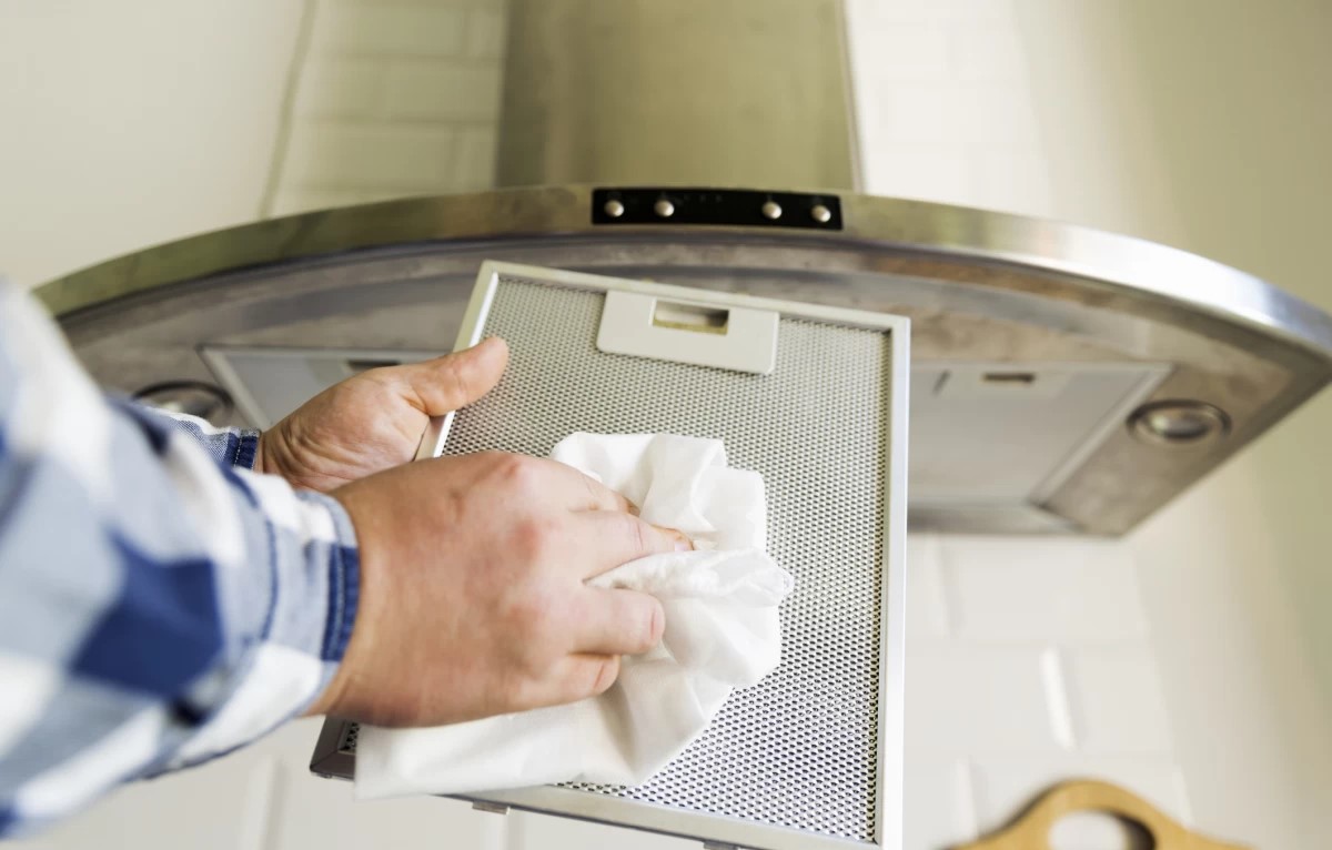 از بین بردن چربی هود - تمیز کردن چربی هود