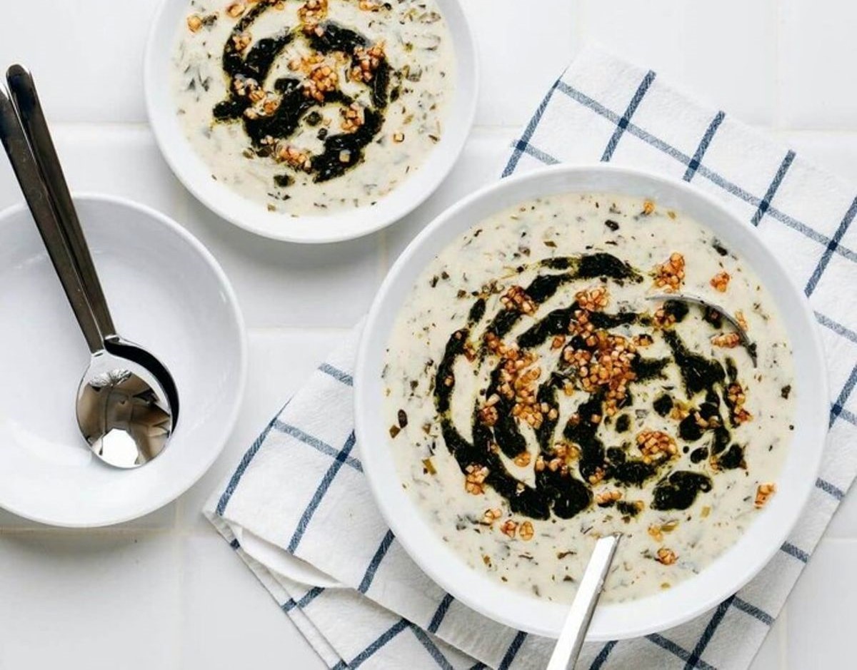 آش دوغ شمالی - طرز تهیه آش دوغ