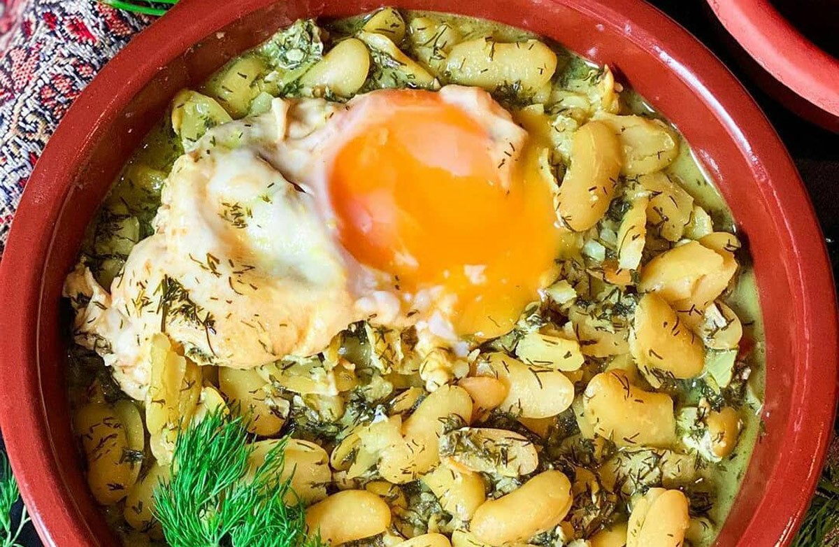 باقالی قاتق - طرز تهیه باقلا قاتق