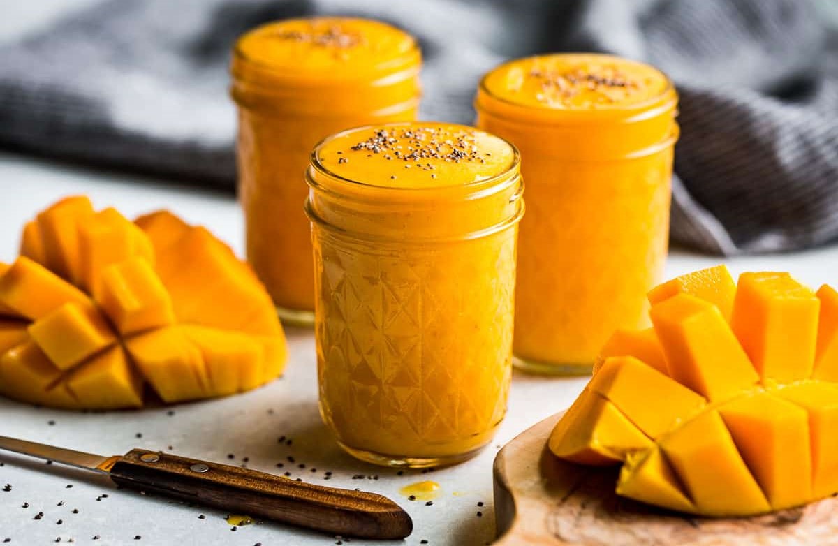 اسموتی انبه رژیمی - طرز تهیه اسموتی انبه