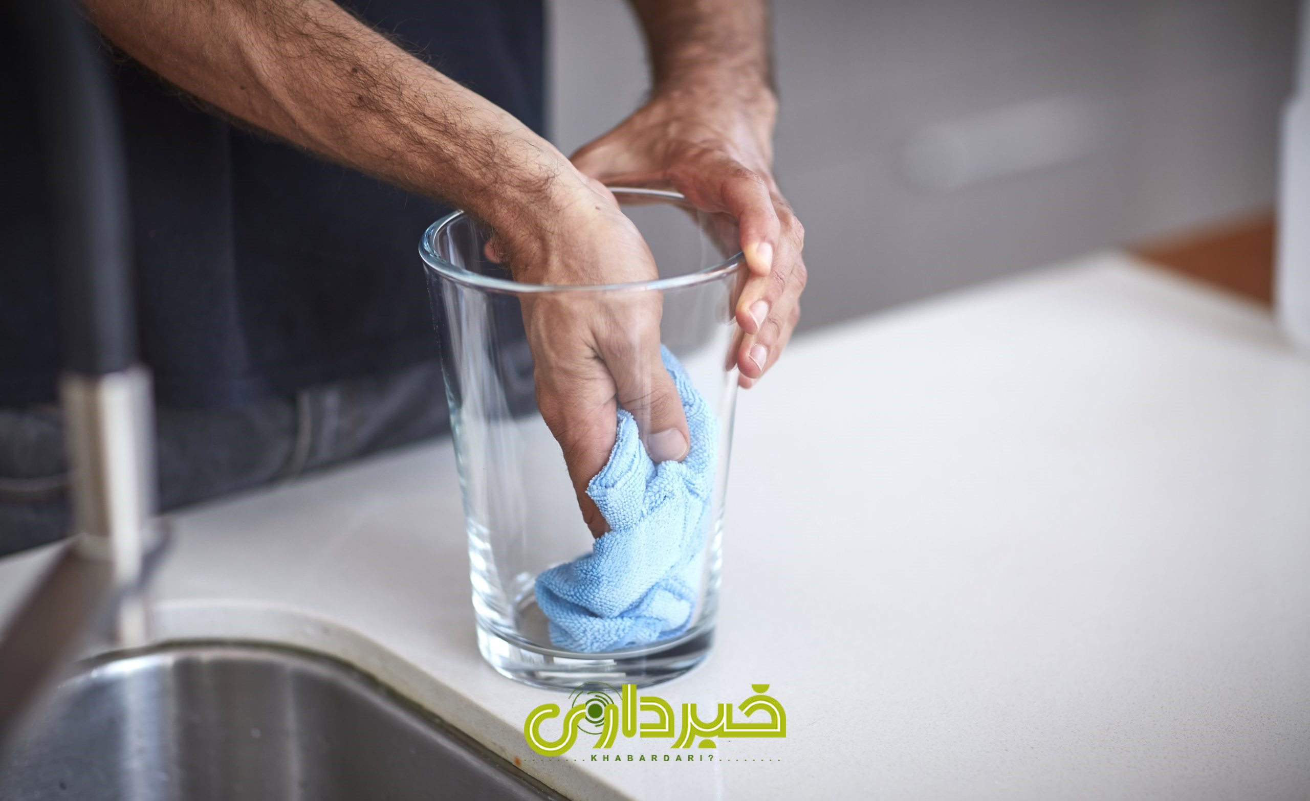 رفع زردی لیوان شیشه ای - از بین بردن زردی لیوان