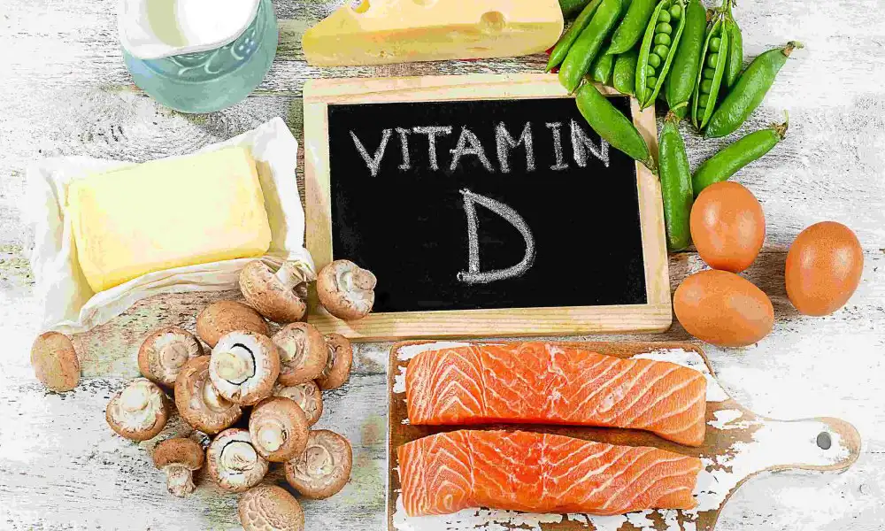 موادغذایی حاوی ویتامین دی در یک قاب | علائم کمبود ویتامین دی
