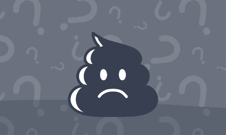 نمایی انیمیشنی از مدفوع | علت تیرگی مدفوع