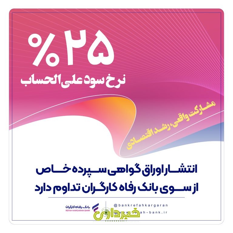 بانک رفاه- پوستر