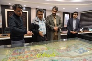 لامرد- بازدید نایب رئیس عمران