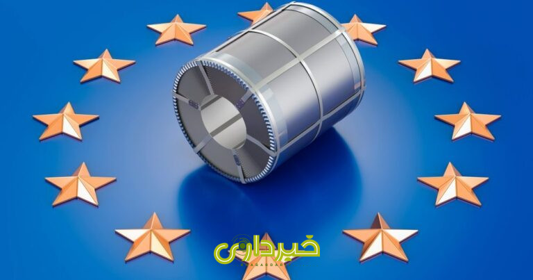 Roll,Of,Steel,Sheet,,Stainless,Steel,Coil,On,Flag,Of